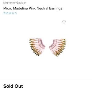 Mignonne Gavigan Micro Madeline Pink Neutral Earrings